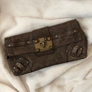 Juicy Couture Studded Leather Clutch